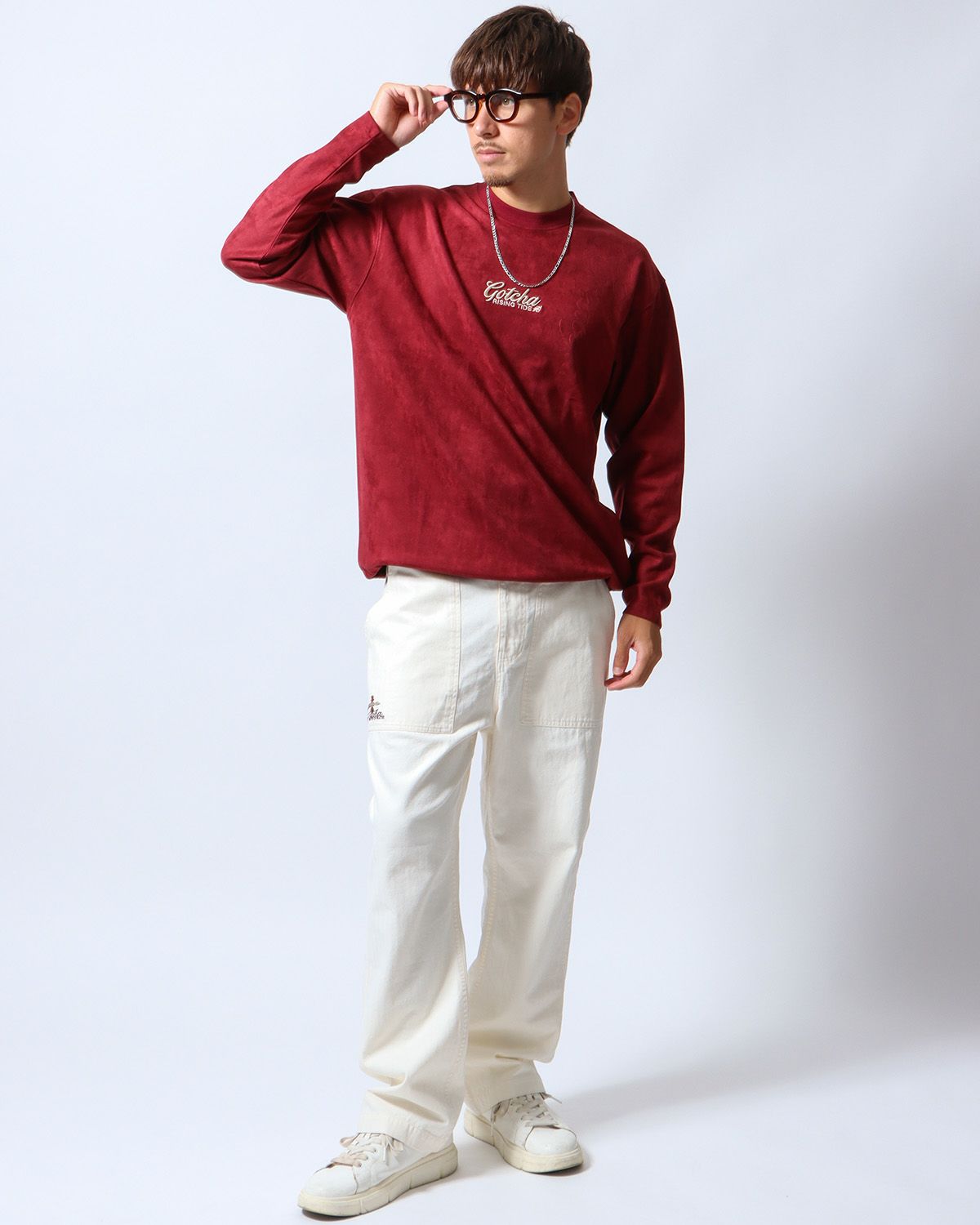 ワイン：180cm/70kg(Lサイズ着用)