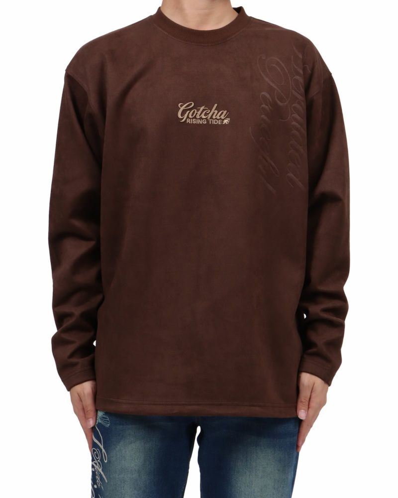 ブラウン：173cm63kg(Lサイズ着用)