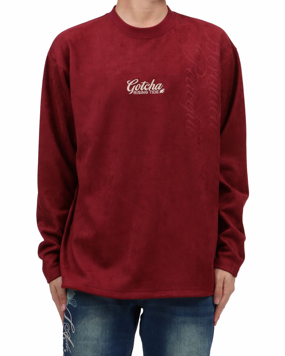 ワイン：173cm63kg(Lサイズ着用)