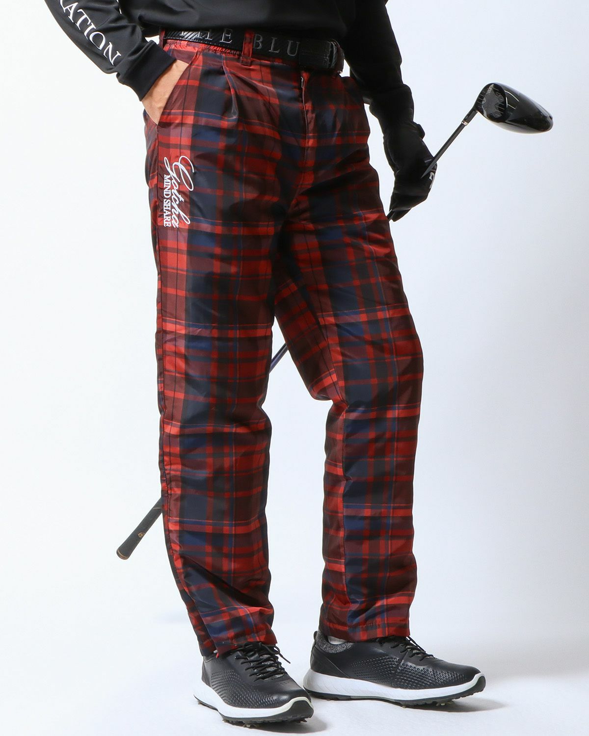 レッド：180cm/70kg(Lサイズ着用)