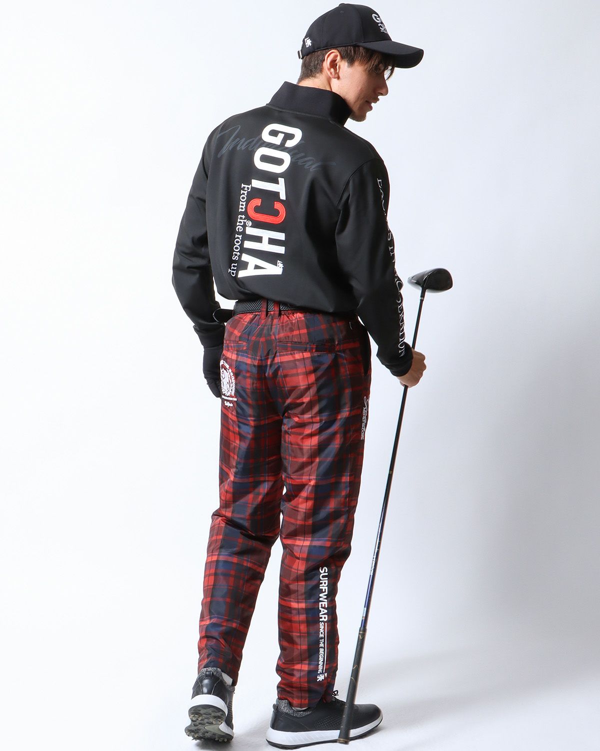 レッド：180cm/70kg(Lサイズ着用)