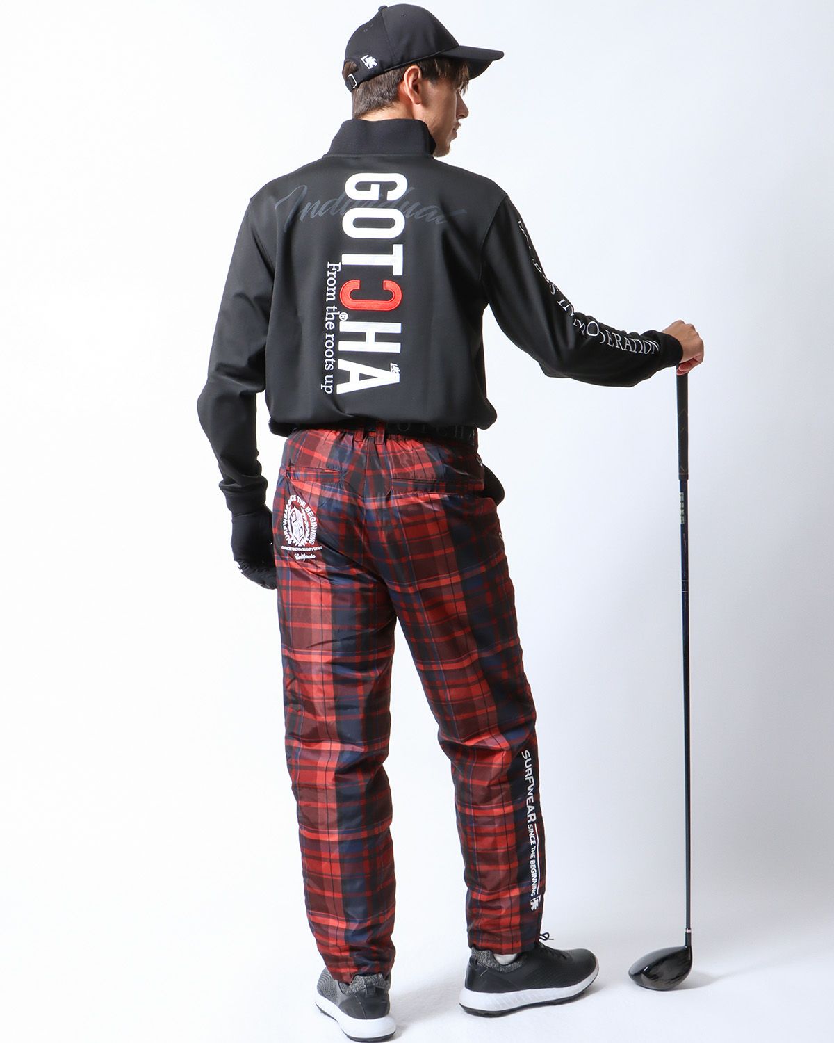 レッド：180cm/70kg(Lサイズ着用)