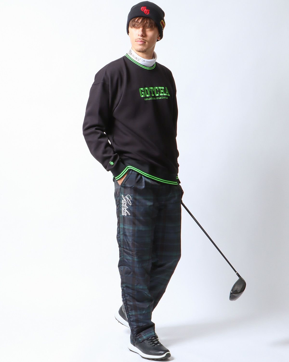 グリーン：180cm/70kg(Lサイズ着用)