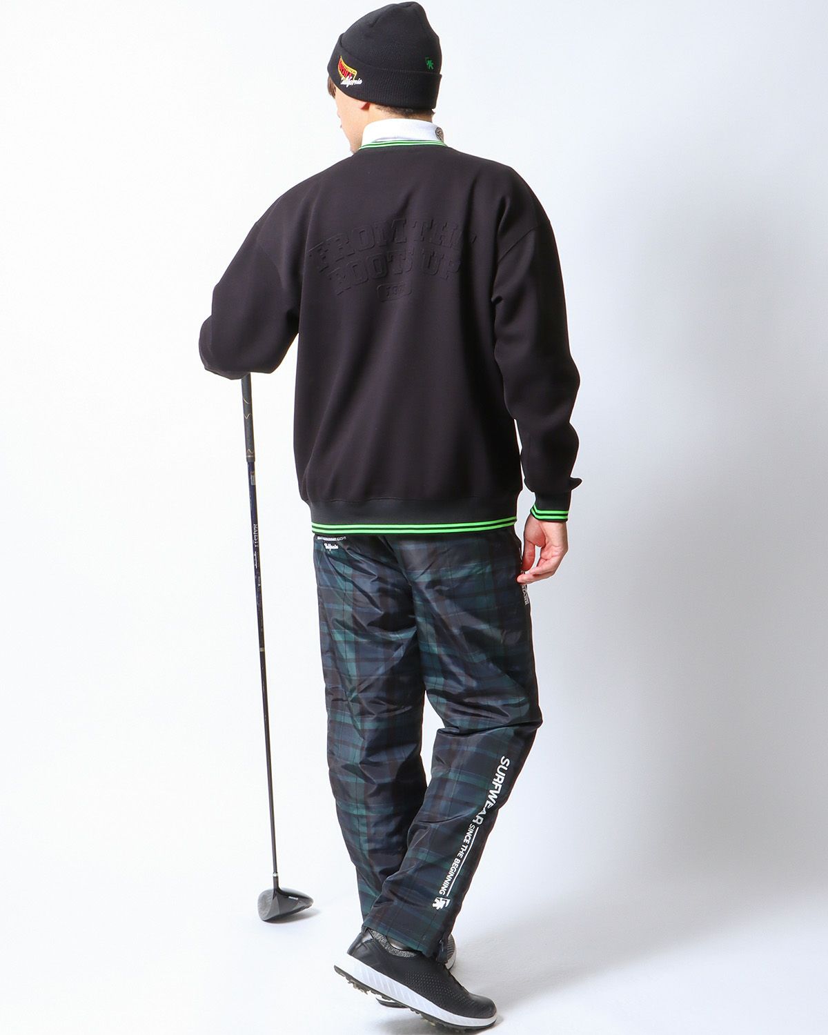 グリーン：180cm/70kg(Lサイズ着用)