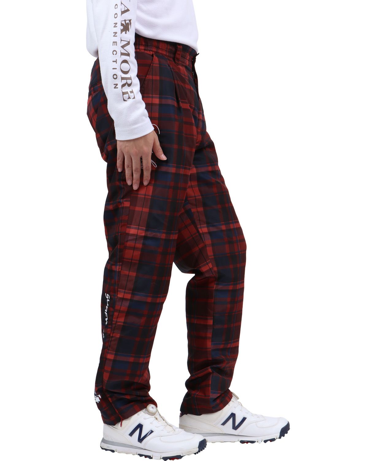 レッド：173cm63kg(Lサイズ着用)