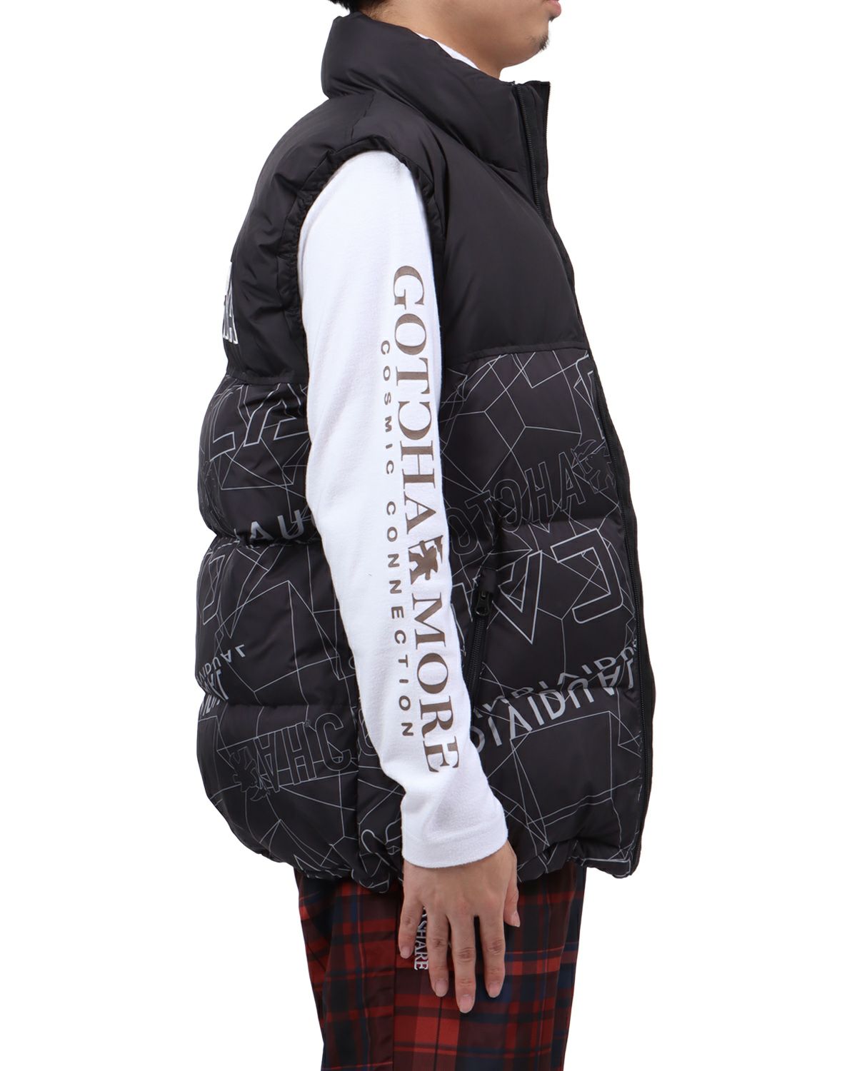 ブラック：173cm63kg(Lサイズ着用)