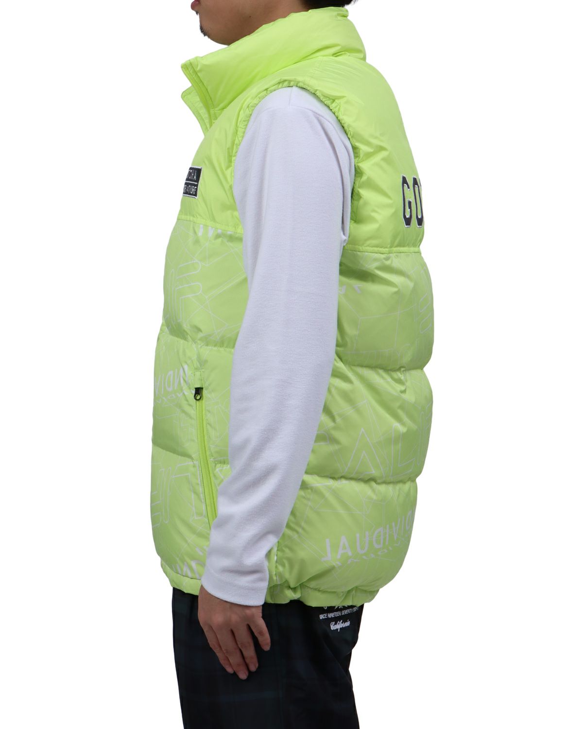 イエロー：173cm63kg(Lサイズ着用)