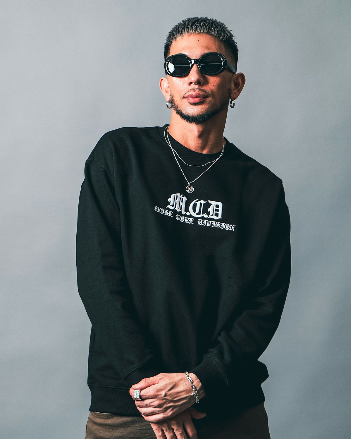 ブラック:183cm(Lサイズ着用)