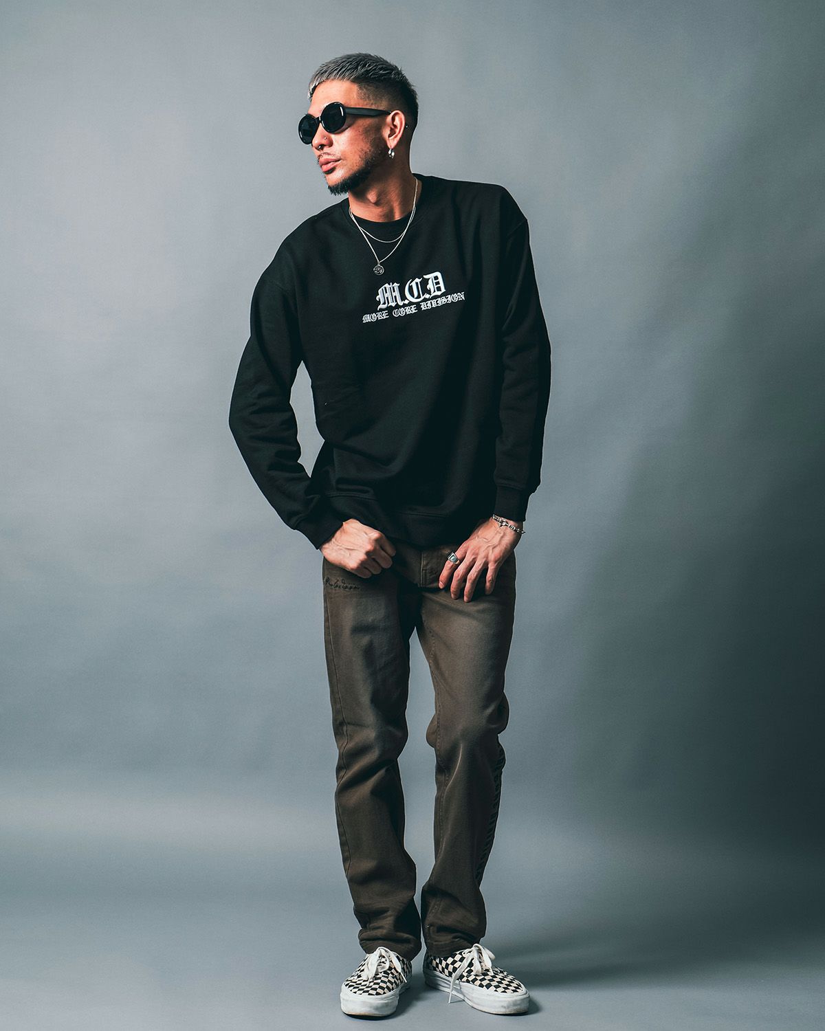 ブラック:183cm(Lサイズ着用)