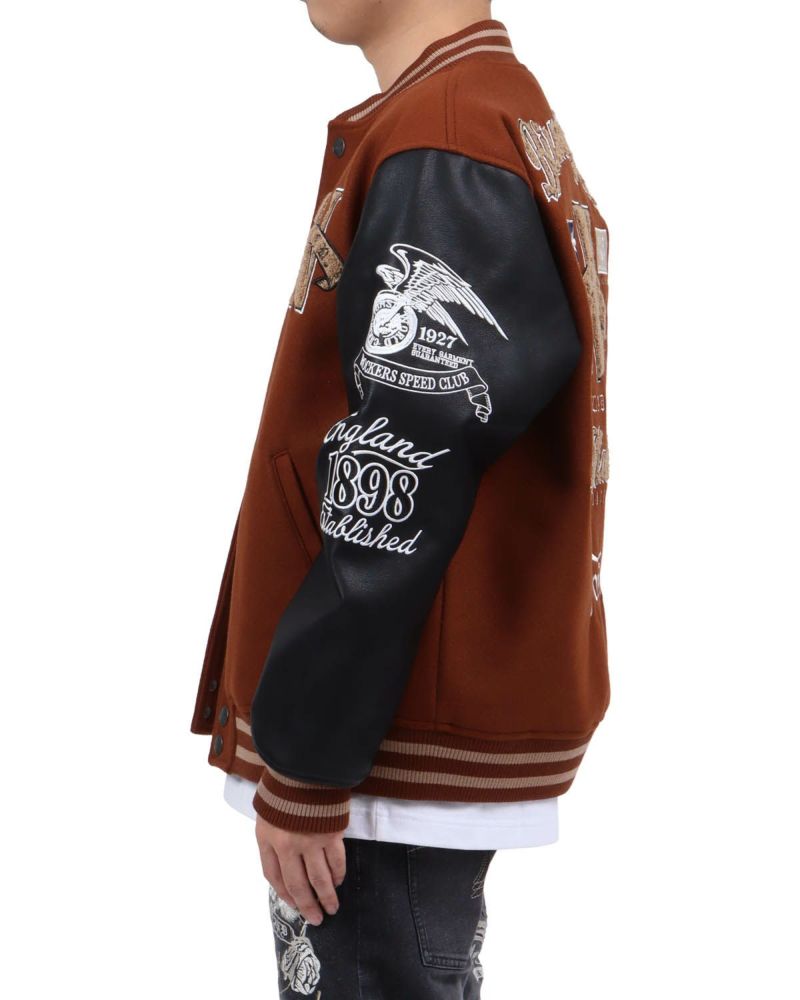 ブラウン：173cm63kg(Lサイズ着用)