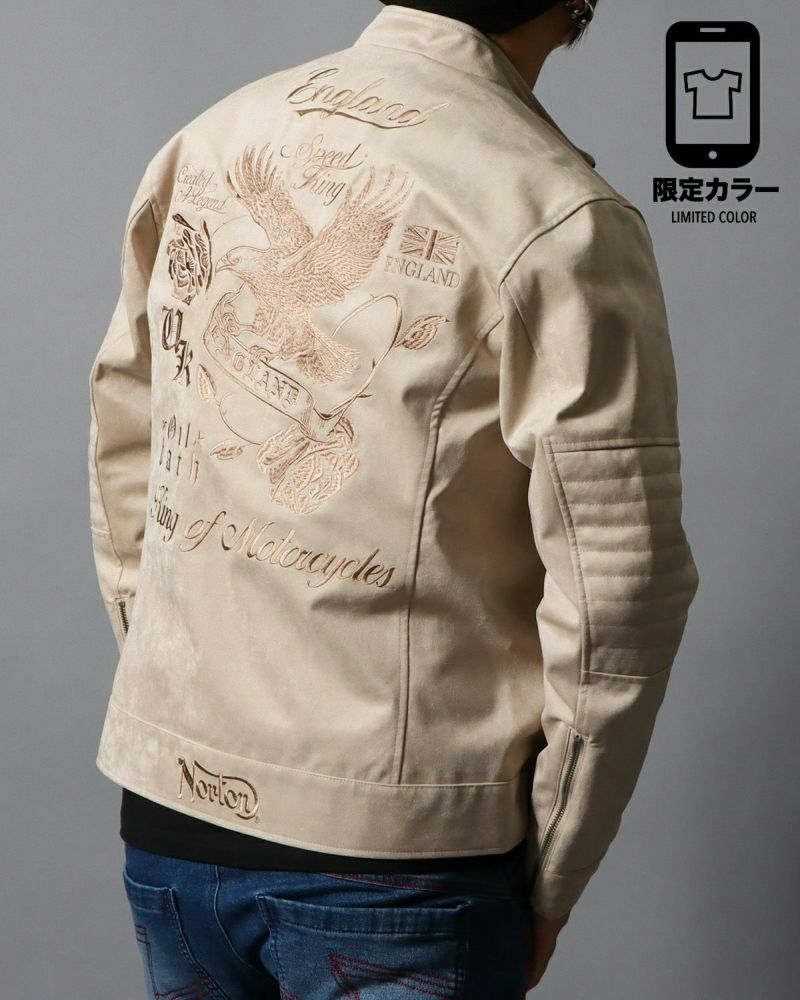 Norton] フェイクスウェード シングルライダース ジャケット | PEET