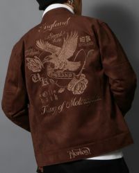 ブラウン：178cm/75kg(Lサイズ着用)