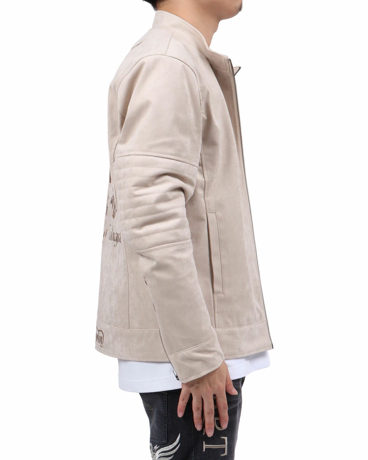 サンドベージュ：173cm63kg(Lサイズ着用)