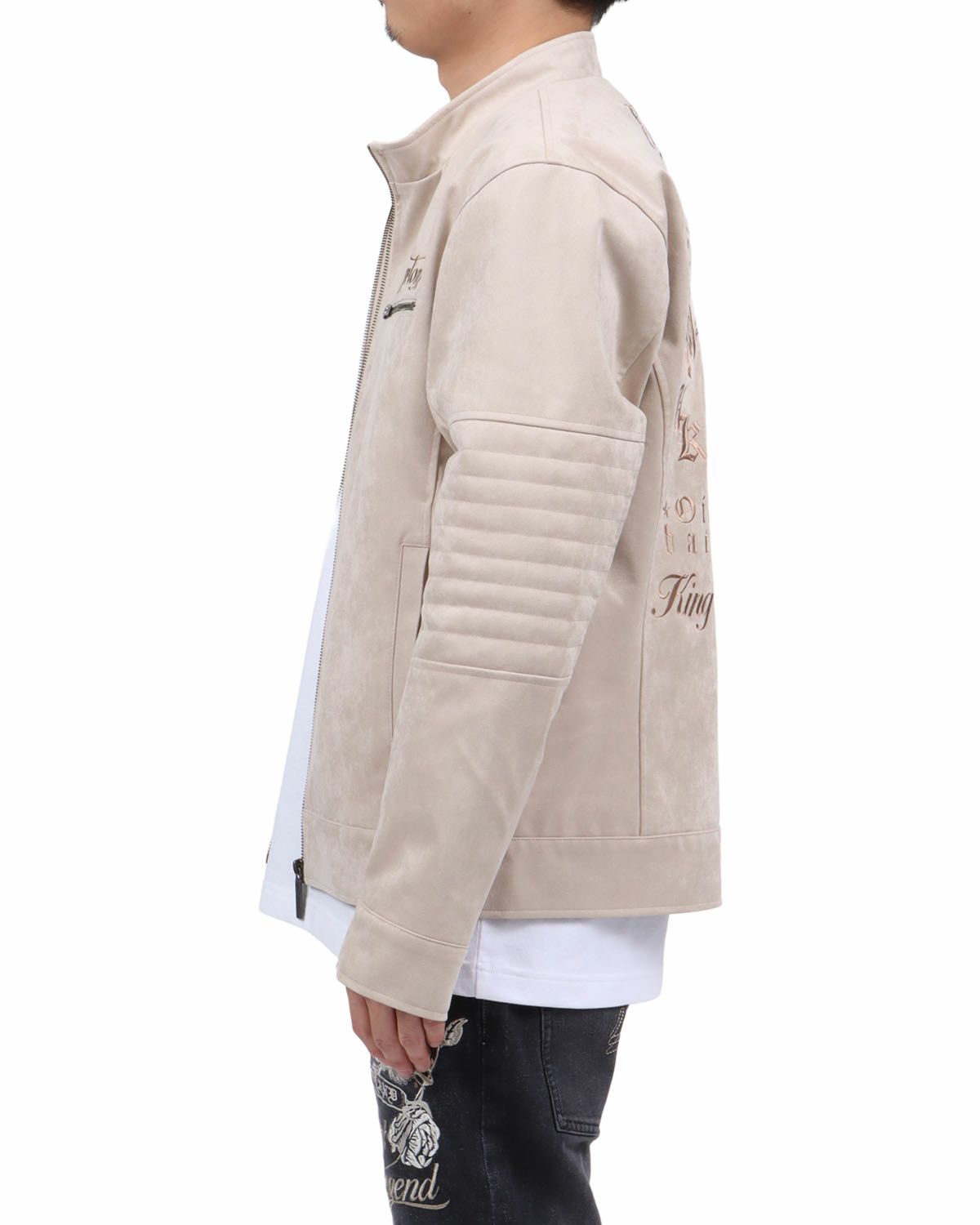 サンドベージュ：173cm63kg(Lサイズ着用)