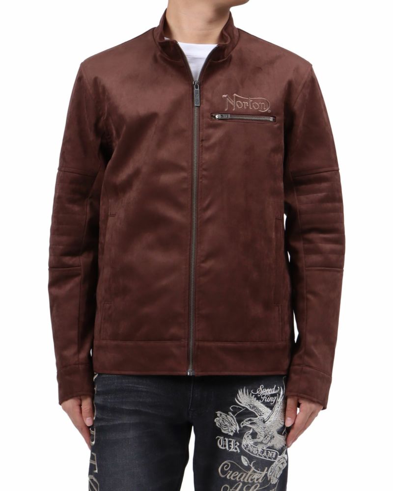 ブラウン：173cm63kg(Lサイズ着用)