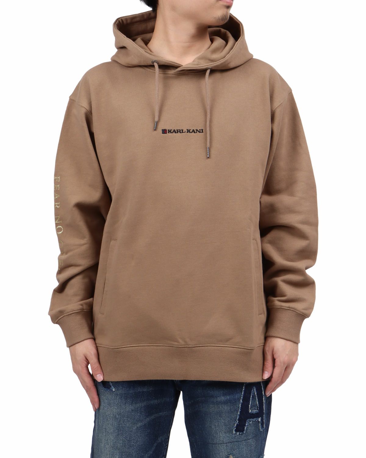 ベージュ：173cm63kg(Lサイズ着用)