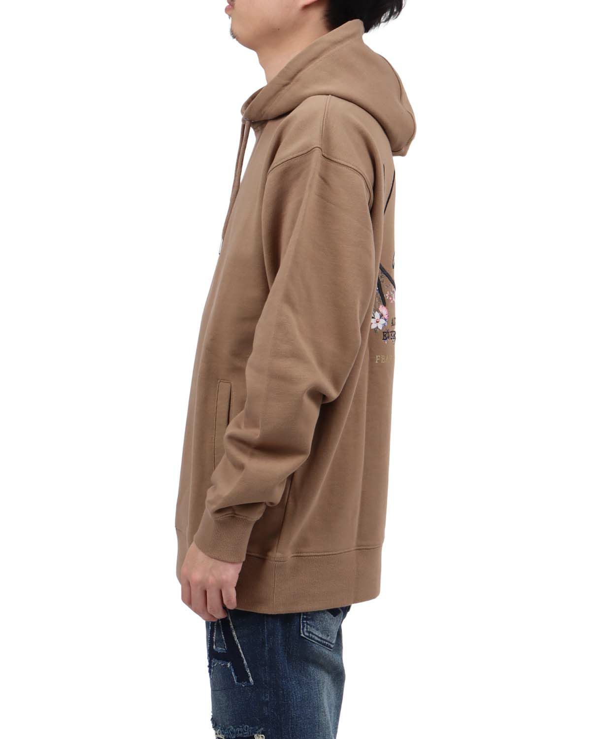 ベージュ：173cm63kg(Lサイズ着用)