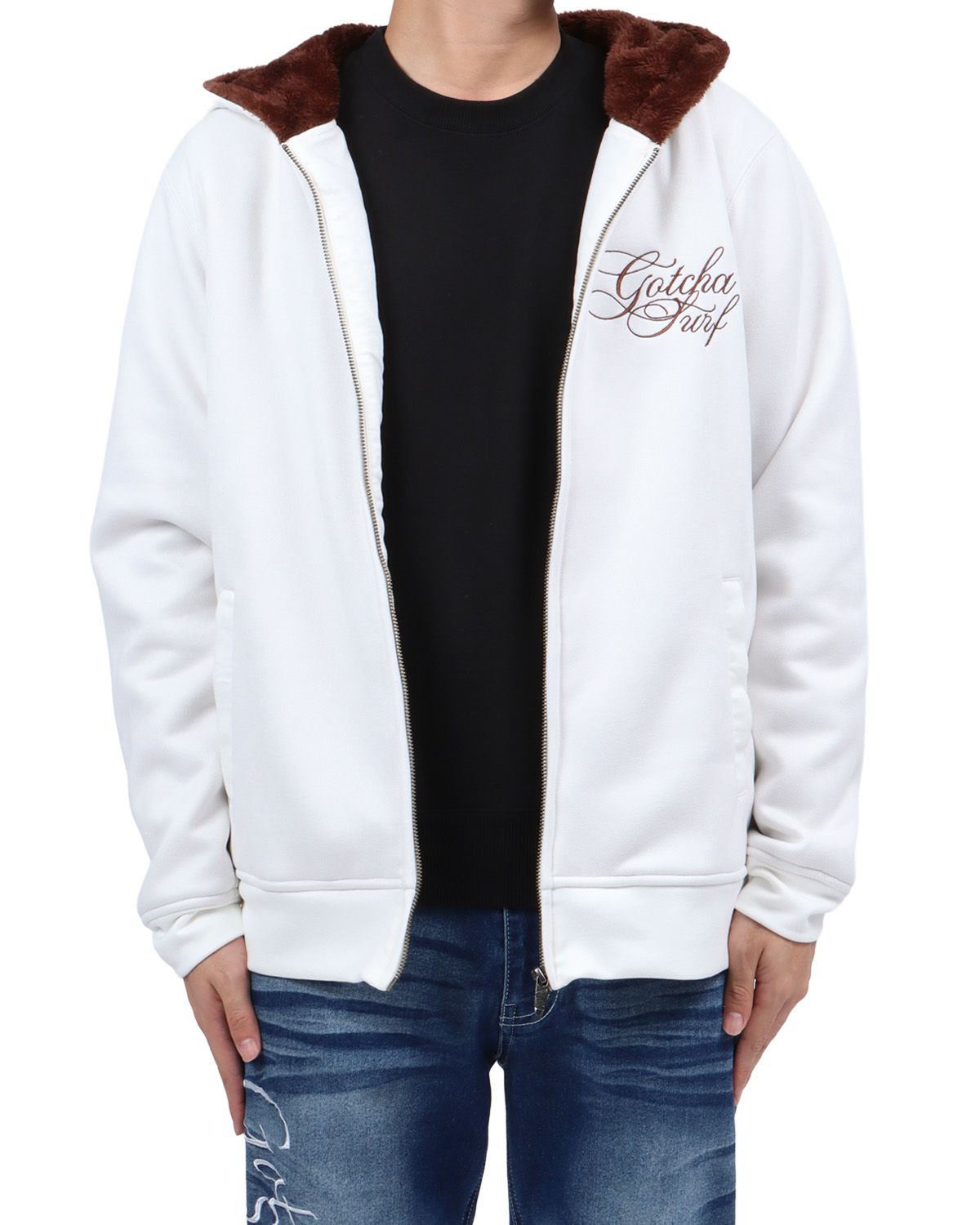 オフホワイト：173cm63kg(Lサイズ着用)