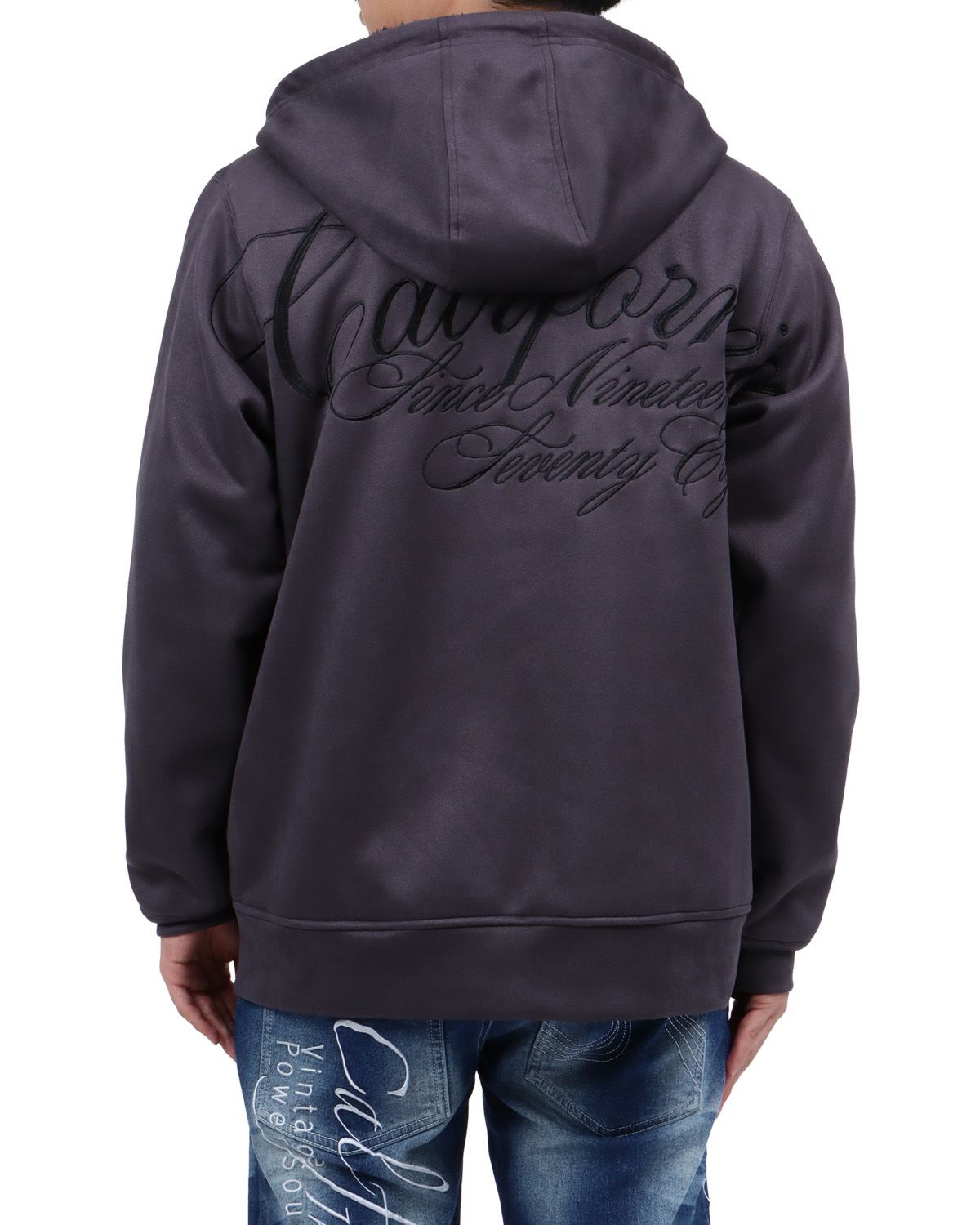 グレー：173cm63kg(Lサイズ着用)