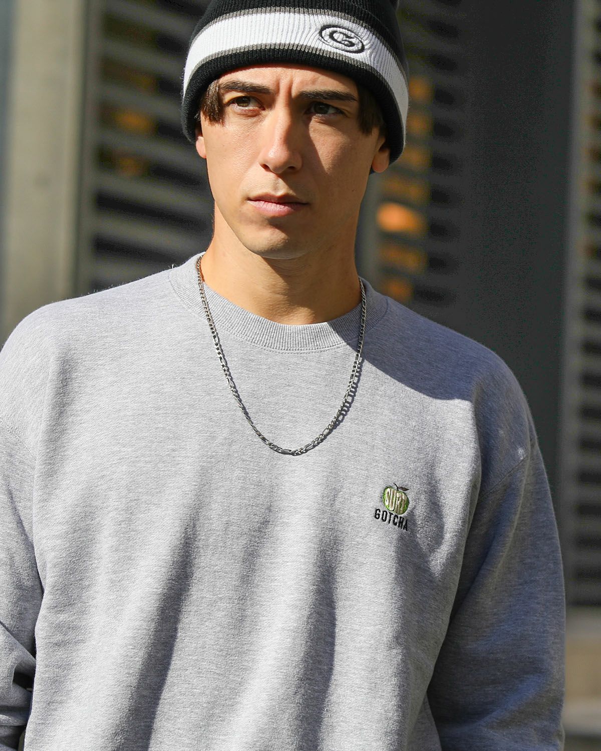 杢グレー：180cm/70kg(XLサイズ着用)