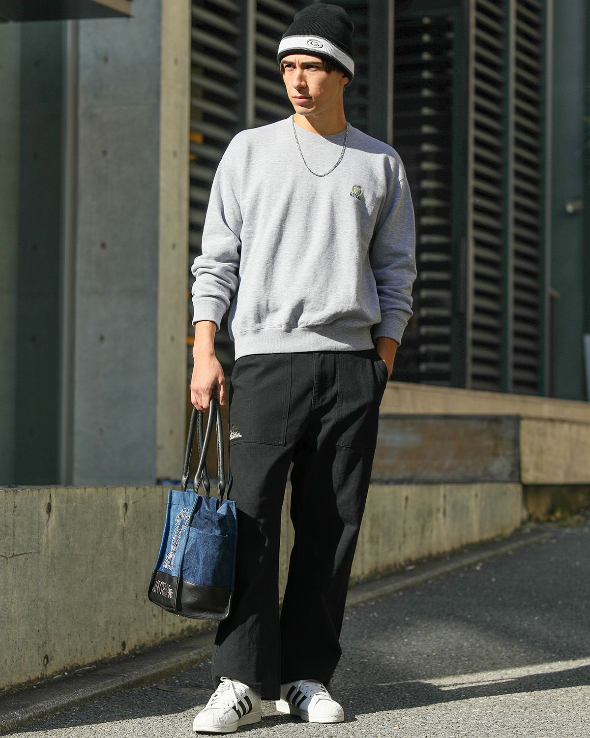 杢グレー：180cm/70kg(XLサイズ着用)