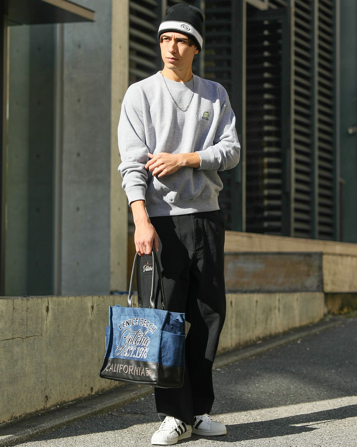 杢グレー：180cm/70kg(XLサイズ着用)