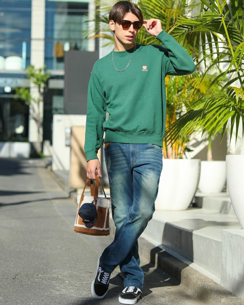 グリーン：180cm/70kg(Lサイズ着用)