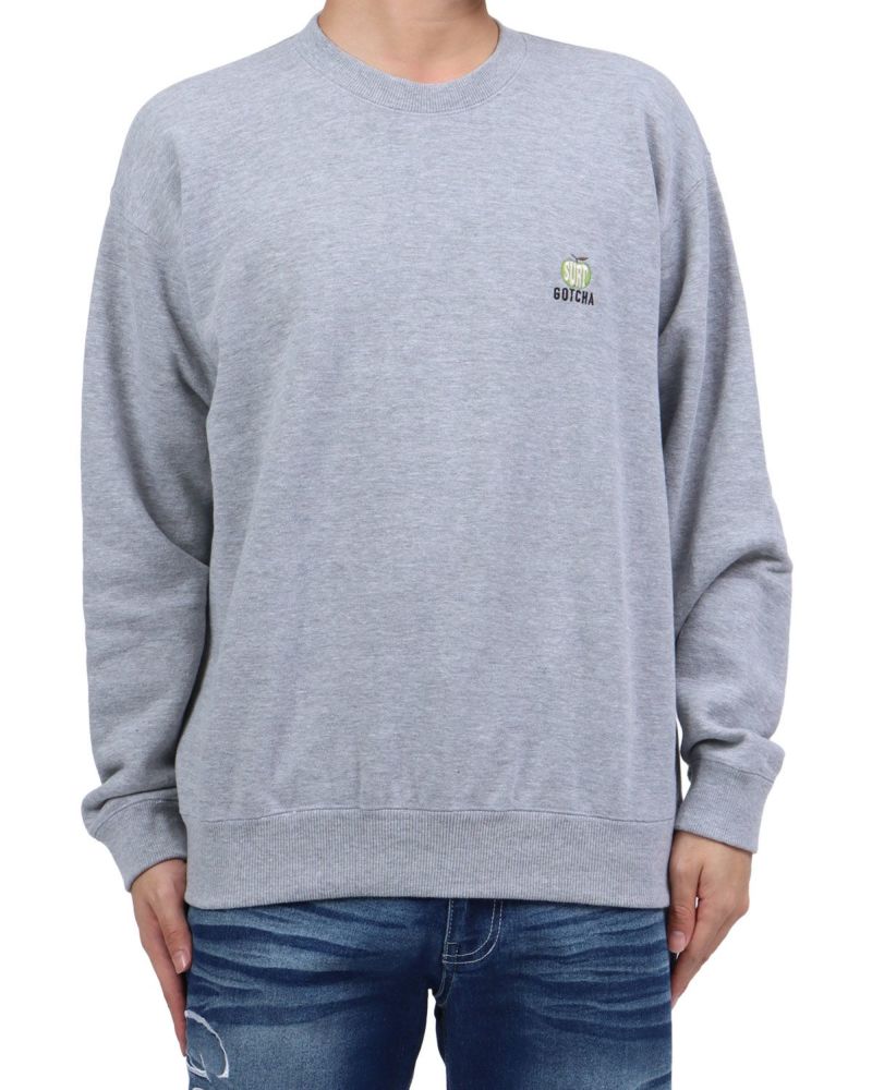 杢グレー：173cm63kg(Lサイズ着用)