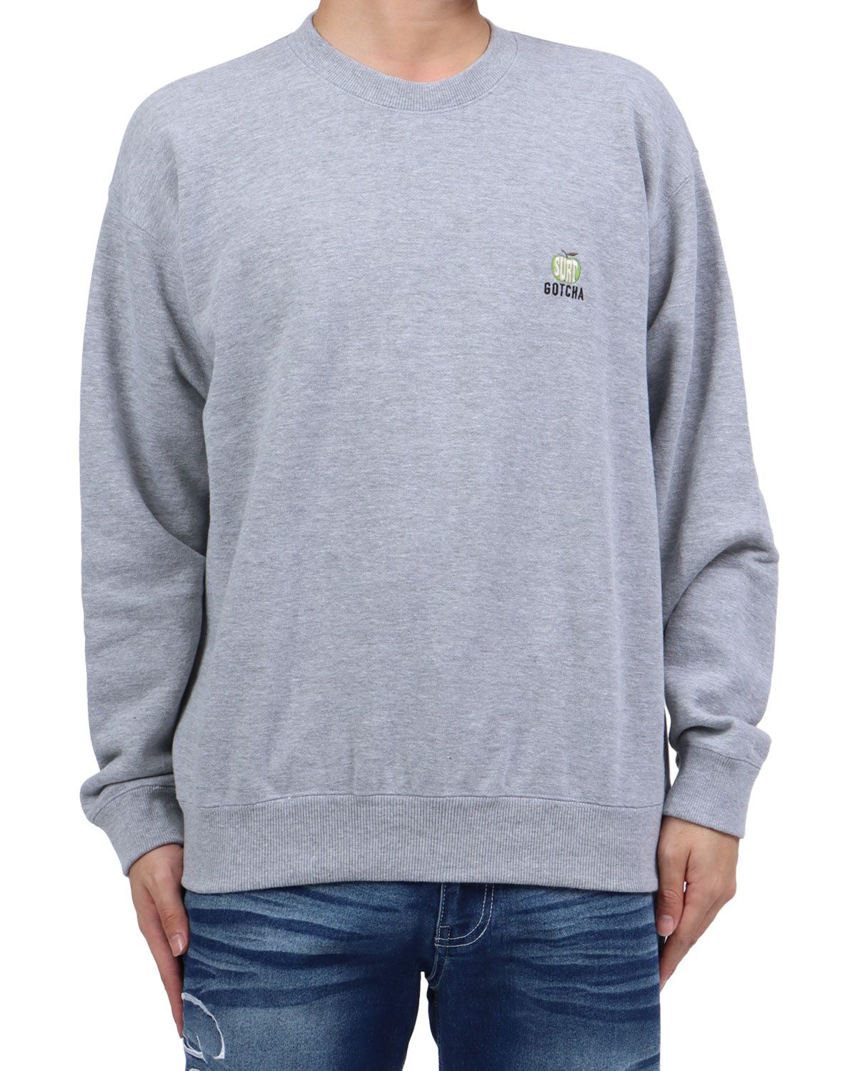 杢グレー：173cm63kg(Lサイズ着用)