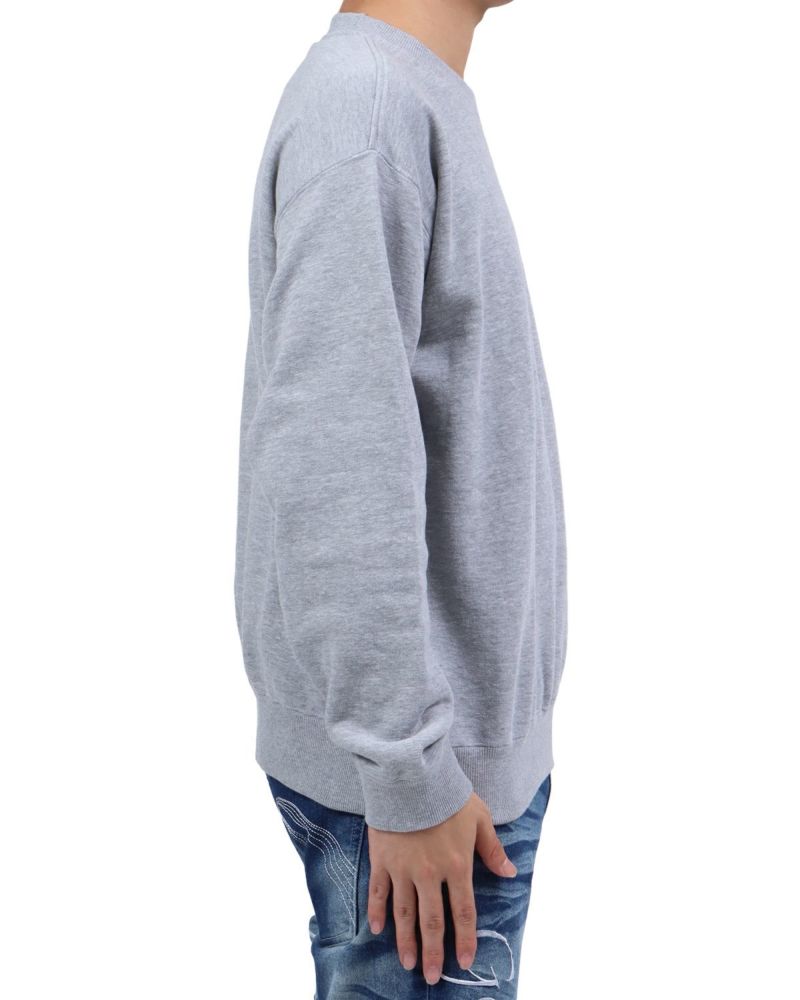 杢グレー：173cm63kg(Lサイズ着用)