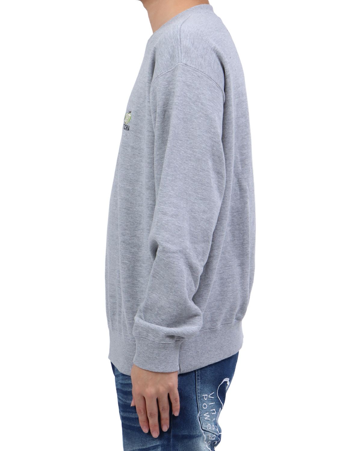 杢グレー：173cm63kg(Lサイズ着用)