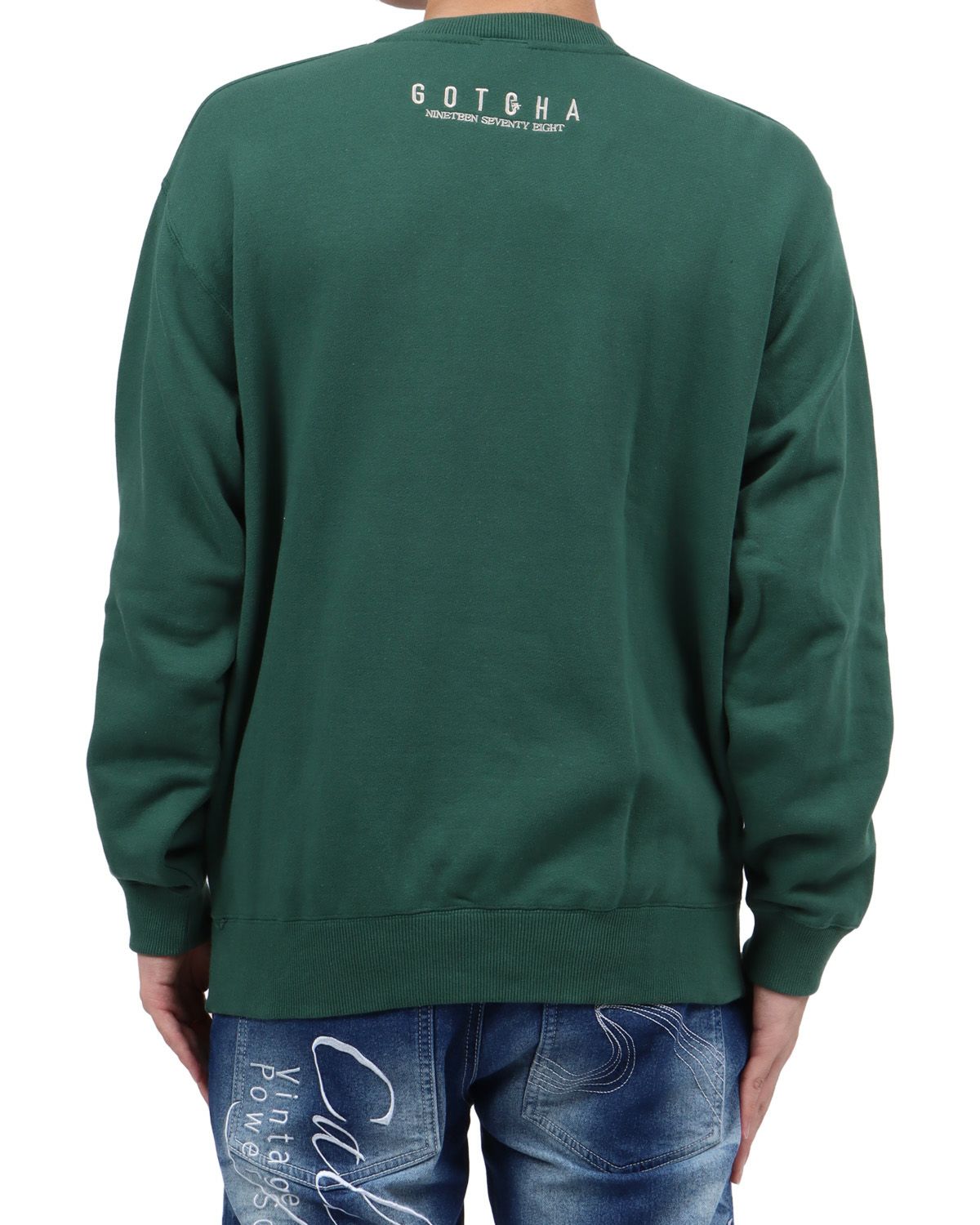 グリーン：173cm63kg(Lサイズ着用)