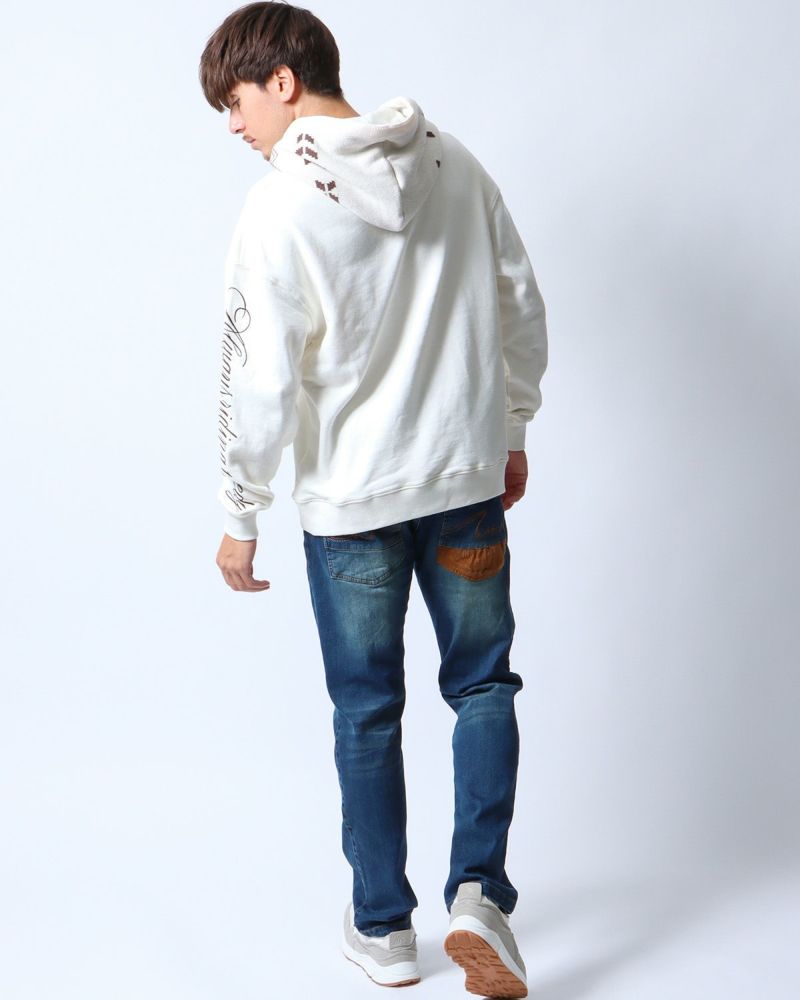 オフホワイト：180cm/70kg(Lサイズ着用)