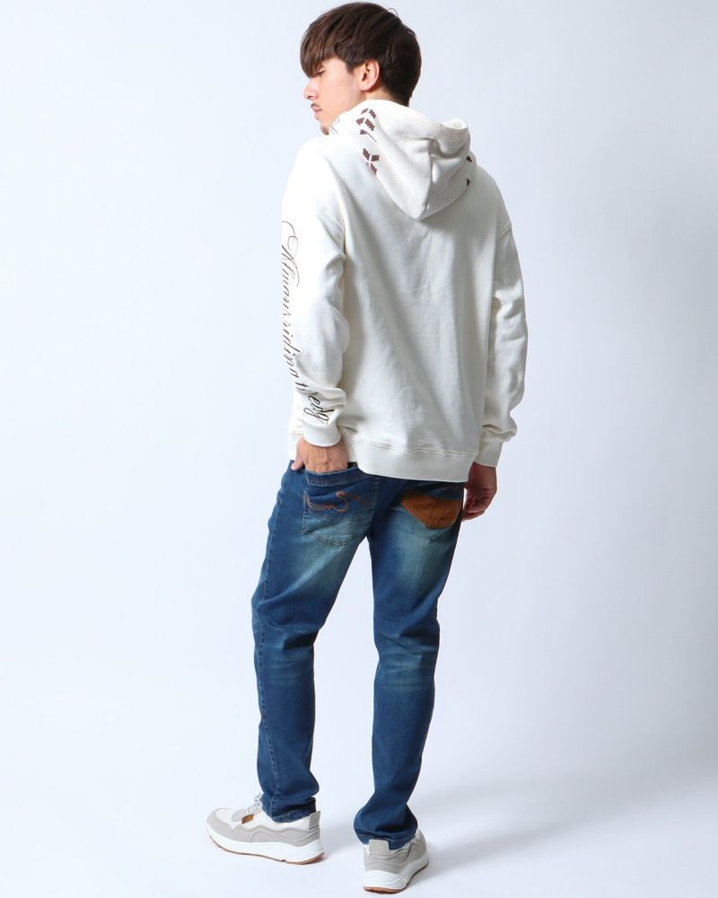 オフホワイト：180cm/70kg(Lサイズ着用)