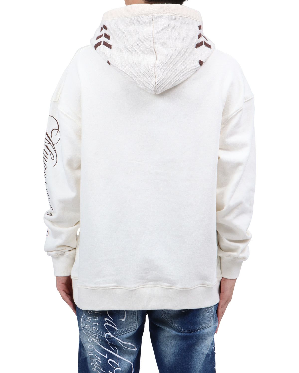 オフホワイト：173cm63kg(Lサイズ着用)