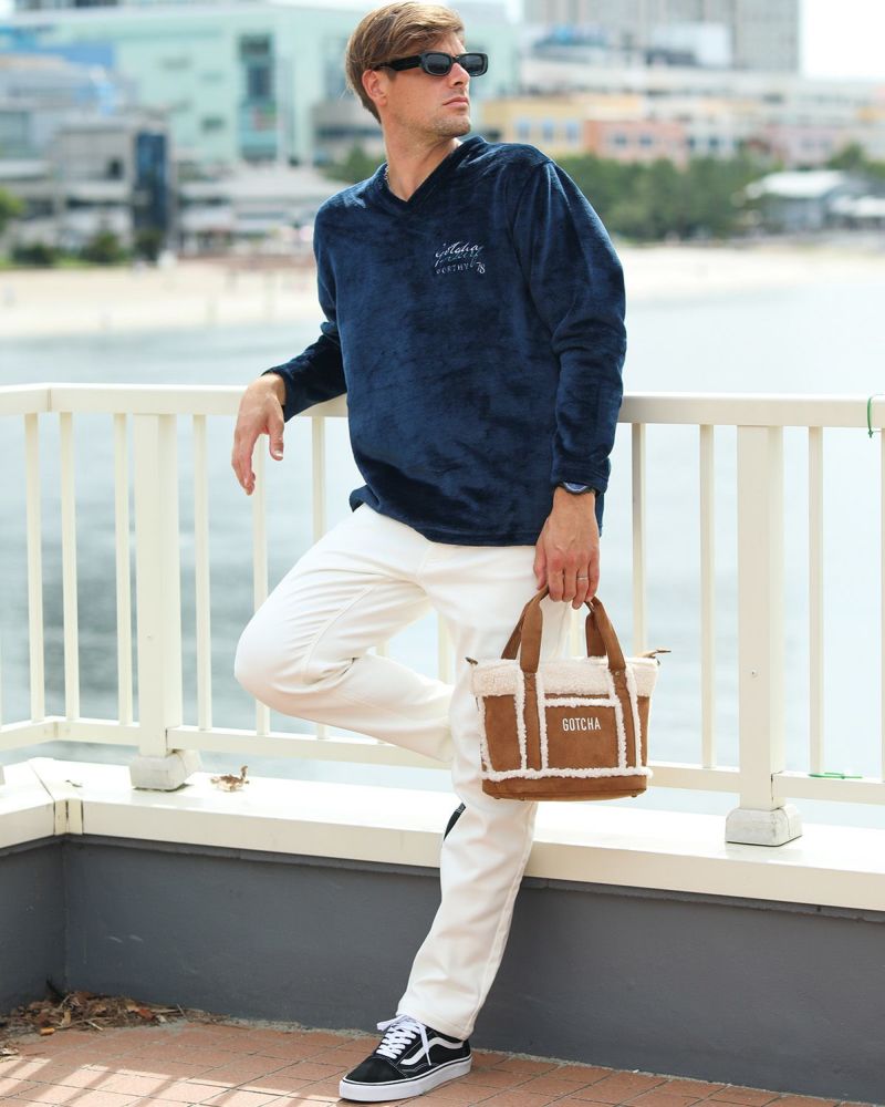 ネイビー：183cm/70kg(Lサイズ着用)