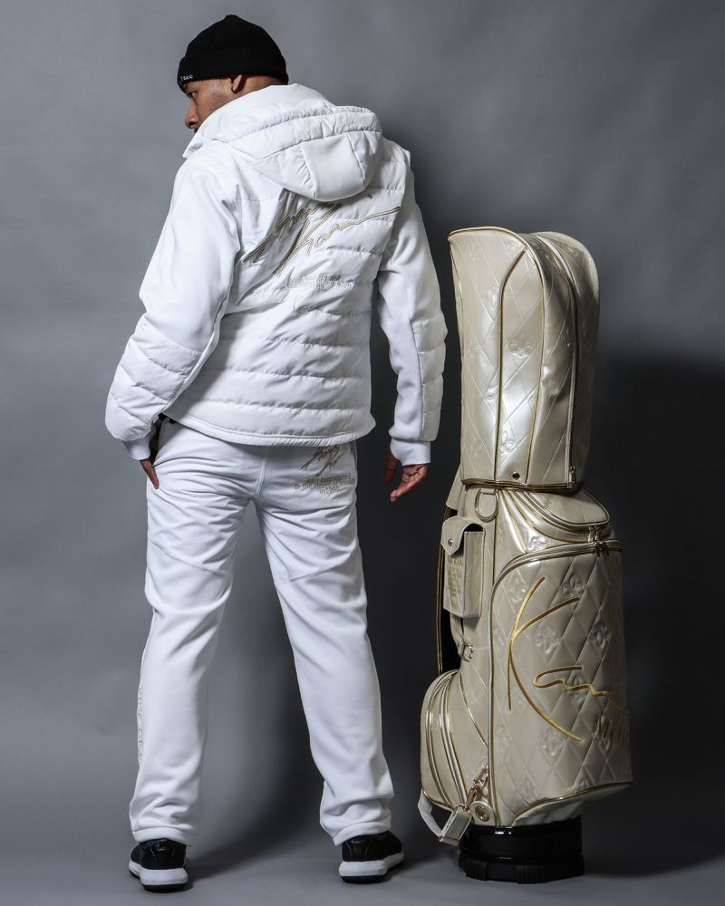 ホワイト：183cm(Lサイズ着用)