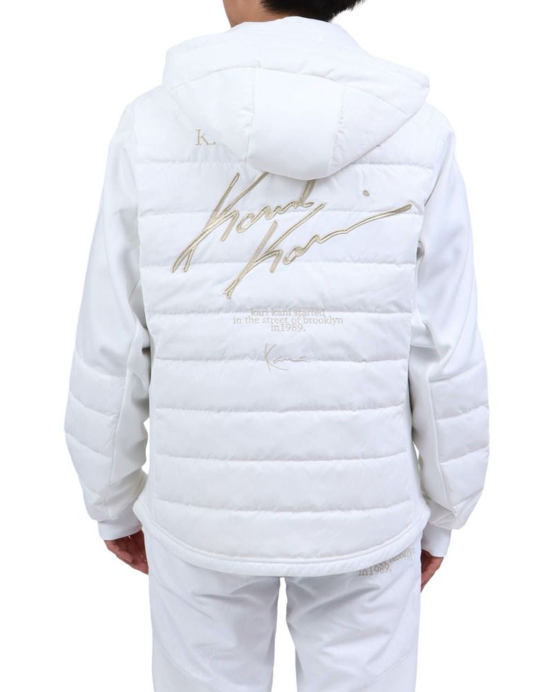 ホワイト：173cm63kg(Lサイズ着用)