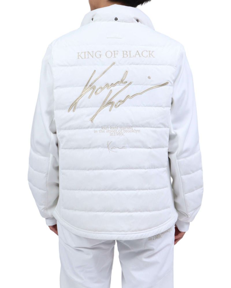 ホワイト：173cm63kg(Lサイズ着用)フードなし仕様