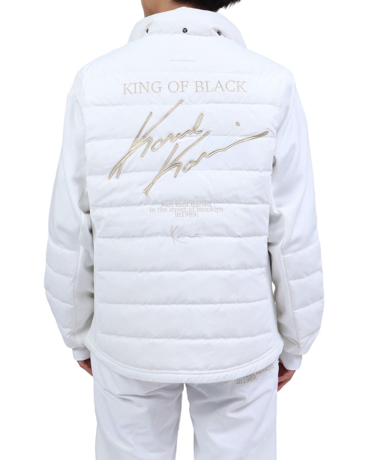 ホワイト：173cm63kg(Lサイズ着用)フードなし仕様