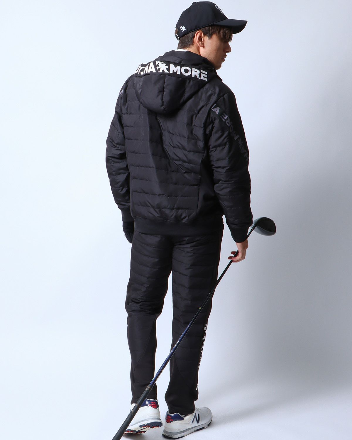 ブラック：180cm/70kg(Lサイズ着用)