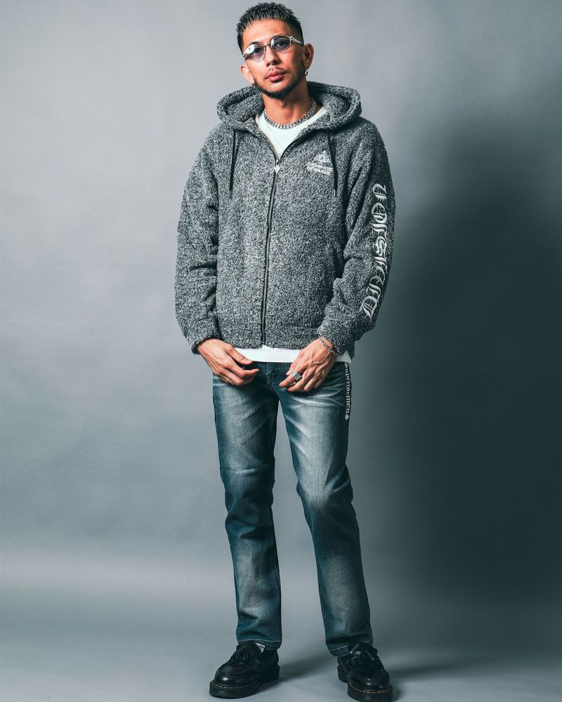 ブラック:183cm(Lサイズ着用)