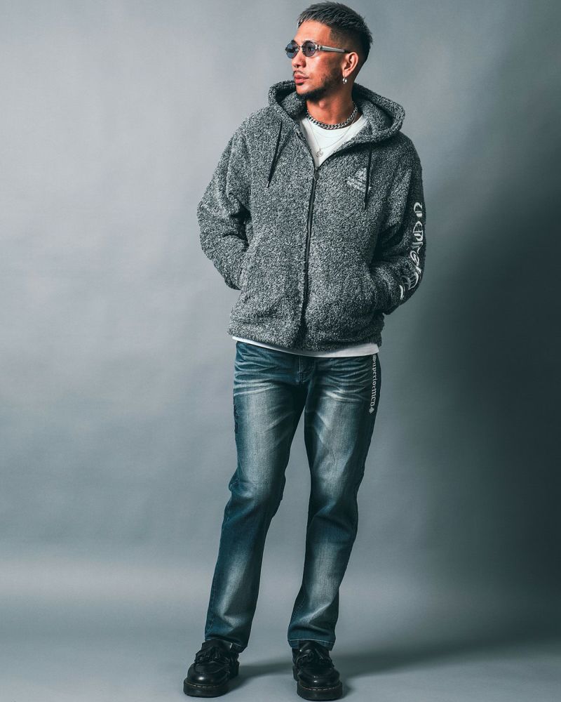 ブラック:183cm(Lサイズ着用)