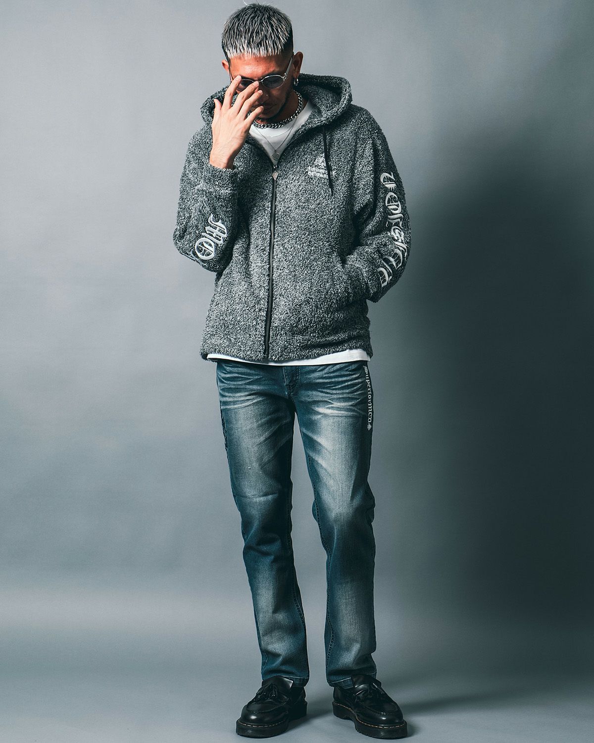 ブラック:183cm(Lサイズ着用)