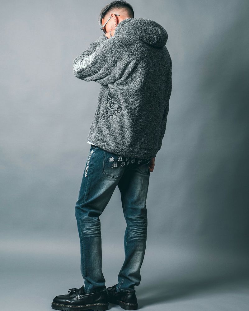 ブラック:183cm(Lサイズ着用)