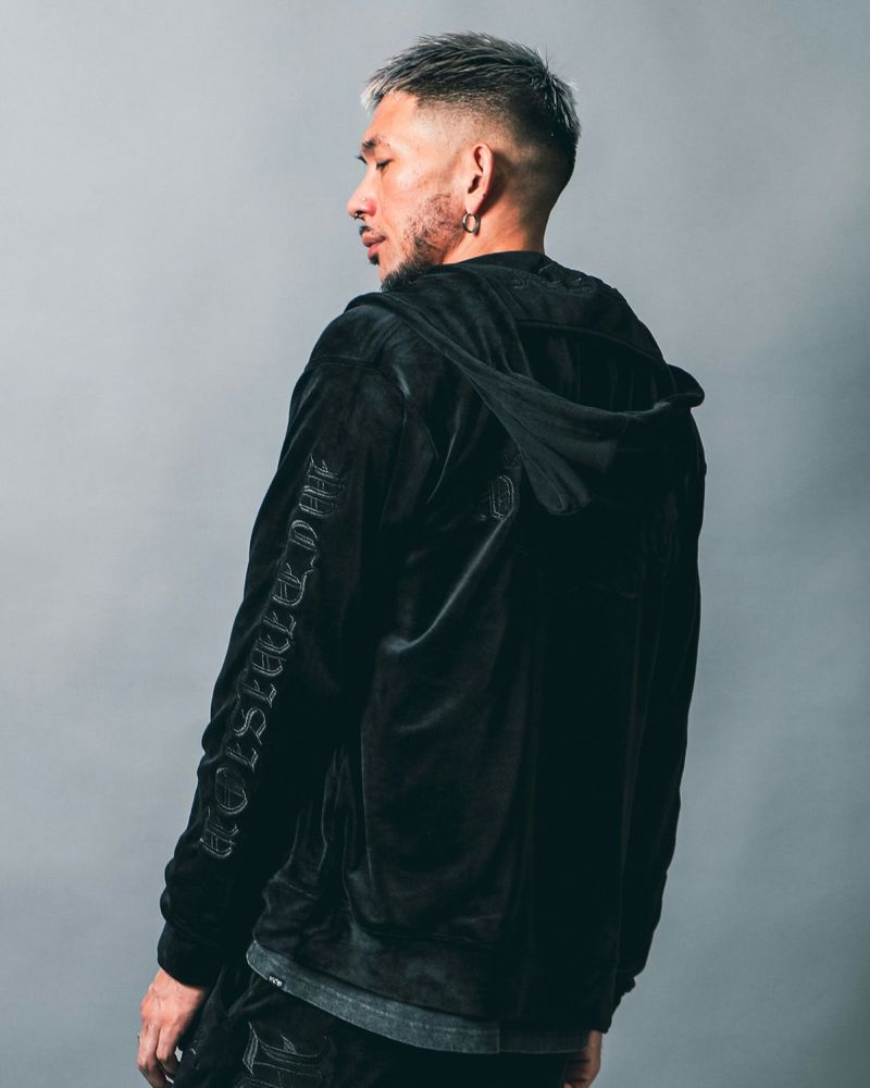 ブラック:183cm(Lサイズ着用)