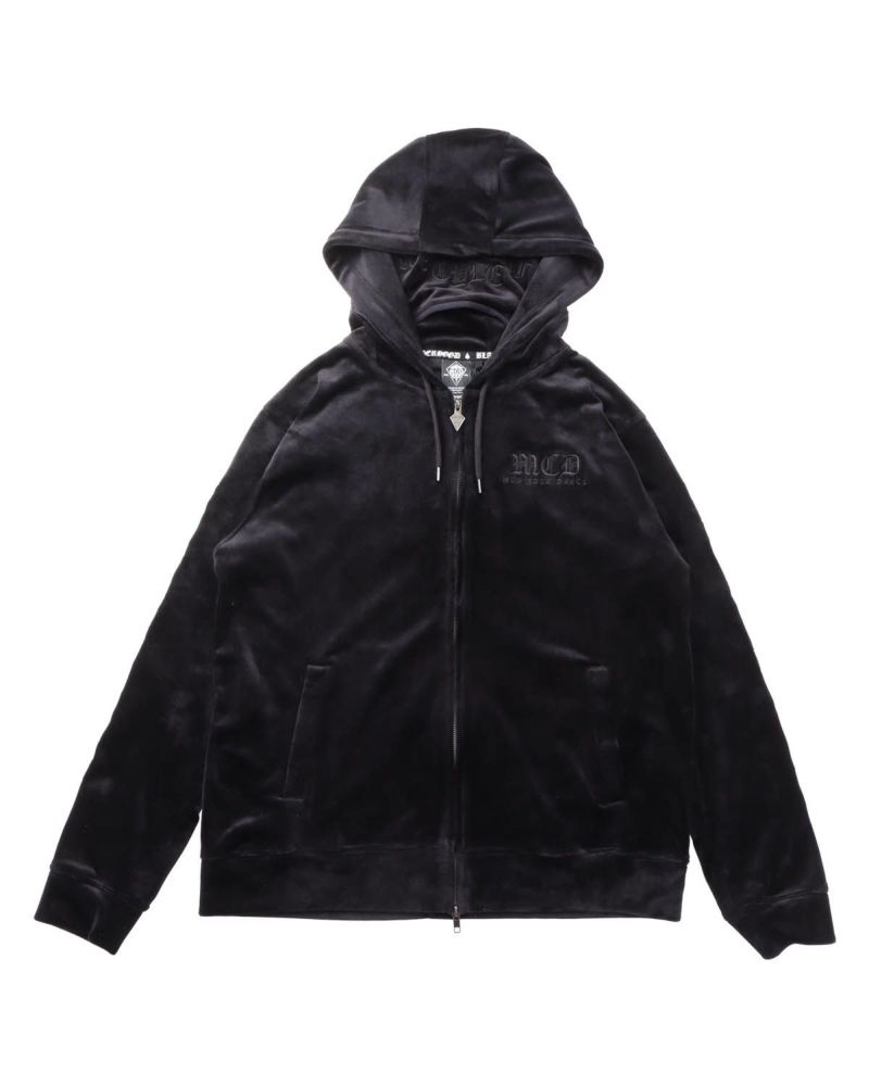 MCD] ネックウォーマー 付き ベロア ジップパーカー | PEET ONLINE STORE