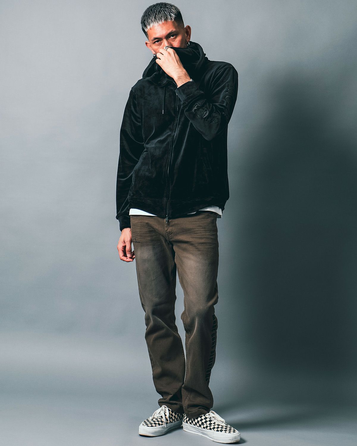 ブラック:183cm(Lサイズ着用)