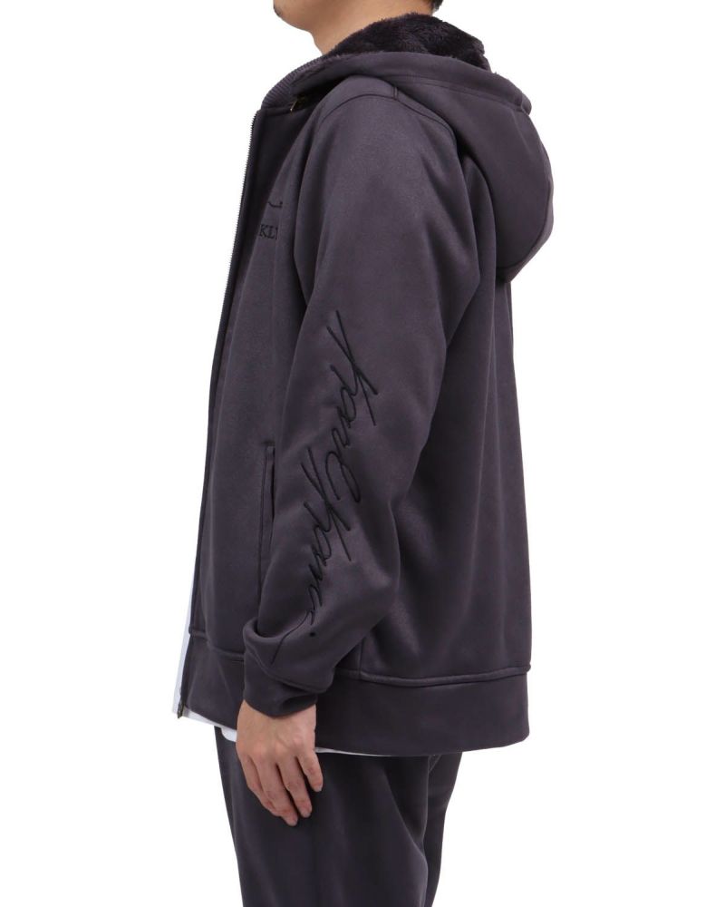 グレー：173cm63kg(Lサイズ着用)