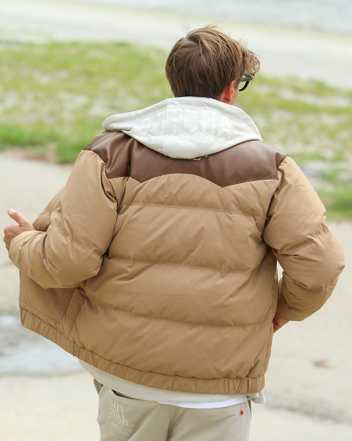 キャメル：183cm/70kg(Lサイズ着用)